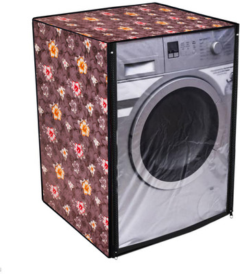 Nitasha Front Loading Washing Machine  Cover(Width: 63 cm, Orange)