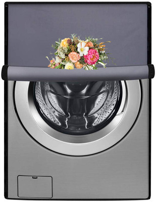 MMGRN Front Loading Washing Machine  Cover(Width: 53.8 cm, Grey)