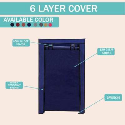 ROMBOM Microwave Oven  Cover(Width: 55 cm, Blue)