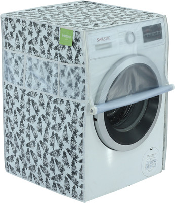 Shreepad Front Loading Washing Machine  Cover(Width: 60 cm, Silver)