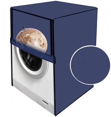 JM Homefurnishings Front Loading Washing Machine  Cover(Width: 58 cm, Blue)