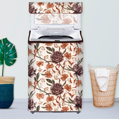 E-Retailer Top Loading Washing Machine  Cover(Width: 58 cm, Brown)