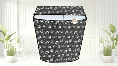 GURU ISHMA Semi-Automatic Washing Machine  Cover(Width: 82.55 cm, grey)