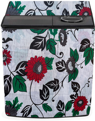Homeify Semi-Automatic Washing Machine  Cover(Width: 82 cm, White, Evergreen)