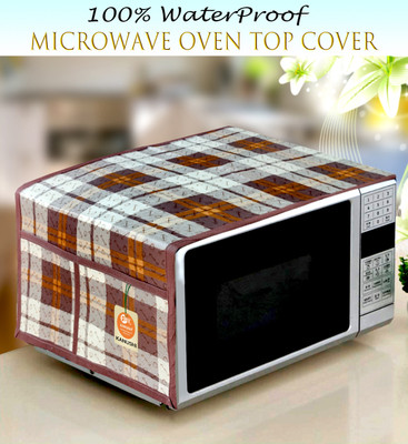 KANUSHI Microwave Oven  Cover(Width: 86 cm, Brown)