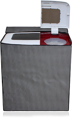KingMatters Semi-Automatic Washing Machine  Cover(Width: 82 cm, Black)