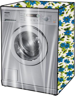 KVAR Front Loading Washing Machine  Cover(Width: 65 cm, Green, Blue)