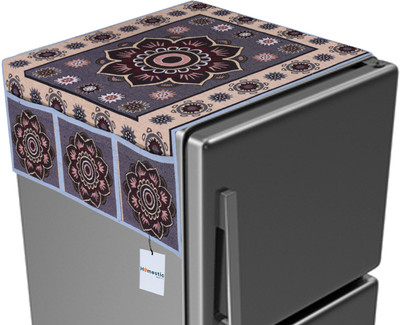 HOMESTIC Refrigerator  Cover(Width: 98 cm, Multicolor)