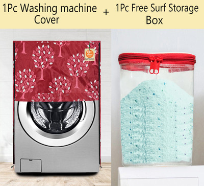Kanushi Industries Front Loading Washing Machine  Cover(Width: 58 cm, Maroon)