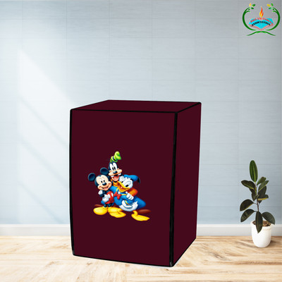 DREAMINDIANASSOCIATION Front Loading Washing Machine  Cover(Width: 69 cm, Maroon)