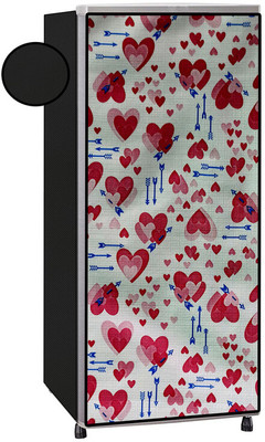RG MART Refrigerator  Cover(Width: 61 cm, black)