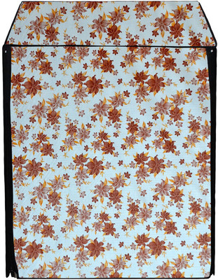 AAVYA UNIQUE FASHION Front Loading Washing Machine  Cover(Width: 68 cm, Brown, White)