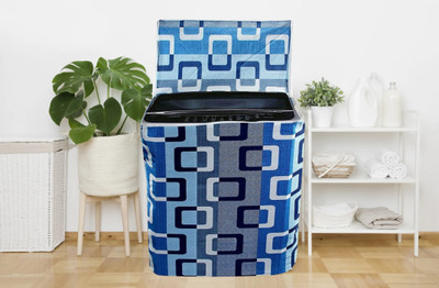 REVEXO Top Loading Washing Machine  Cover(Width: 55 cm, Blue)