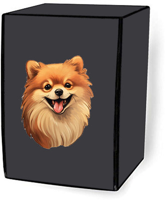 Delideal Front Loading Washing Machine  Cover(Width: 66 cm, Grey)