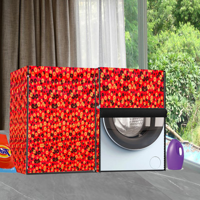 buybuzz Front Loading Washing Machine  Cover(Width: 66 cm, Orange)