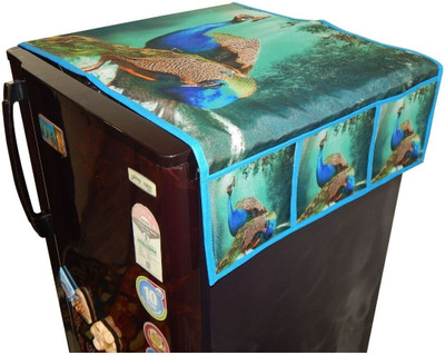 LooMantha Refrigerator  Cover(Width: 55 cm, MUlticolor)