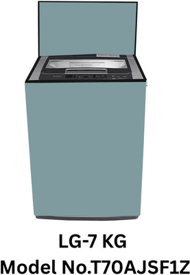 Elam Decor Top Loading Washing Machine  Cover(Width: 58 cm, Grey)
