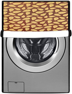 Nitasha Front Loading Washing Machine  Cover(Width: 60 cm, maroon, yellow)