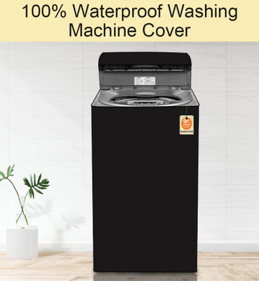 Flipkart SmartBuy Top Loading Washing Machine  Cover(Width: 55 cm, Black)