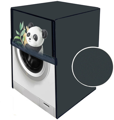 JM Homefurnishings Front Loading Washing Machine  Cover(Width: 69 cm, Grey)
