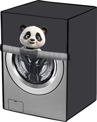 Amodori Front Loading Washing Machine  Cover(Width: 71 cm, Grey, Pink)