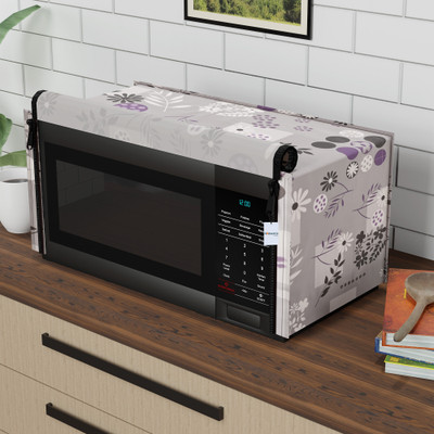 HOMESTIC Microwave Oven  Cover(Width: 45 cm, Grey)