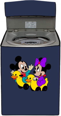 ME AND ME Front Loading Washing Machine  Cover(Width: 69 cm, Blue, Yellow)