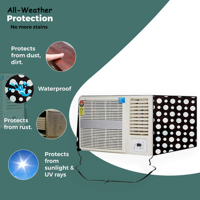 Hizing Air Conditioner  Cover(Width: 68.62 cm, Black)