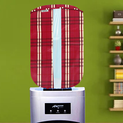 E-Retailer Water Dispenser  Cover(Width: 28 cm, 20L) With Elastic Closure And Water Level Indication, Pack of 2Pc (Red Stripes)