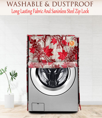 Kanushi Industries Front Loading Washing Machine  Cover(Width: 58 cm, Maroon)