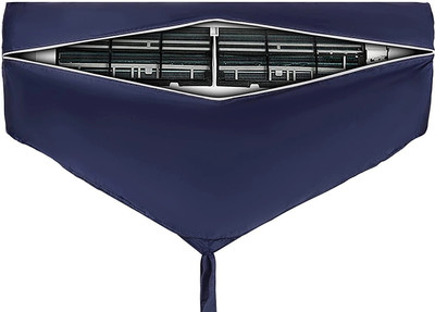 MW PRINTS Air Conditioner  Cover(Width: 111.76 cm, Blue)