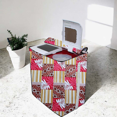 shrinitya Semi-Automatic Washing Machine  Cover(Width: 75 cm, Multicolor)