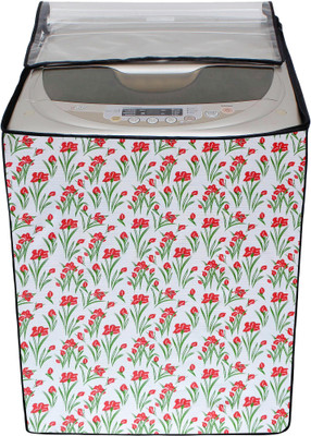 Crosia Craft Top Loading Washing Machine  Cover(Width: 58 cm, Red)