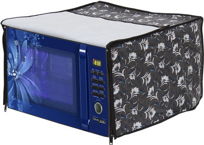 MW PRINTS Microwave Oven  Cover(Width: 53.75 cm, Grey)