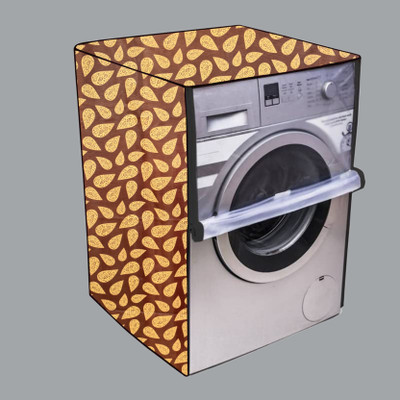 Nitasha Front Loading Washing Machine  Cover(Width: 61 cm, Brown, Gold)