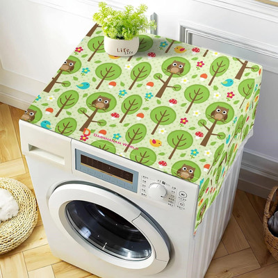 DARSHANAM WORLD Front Loading Washing Machine  Cover(Width: 110 cm, Green)