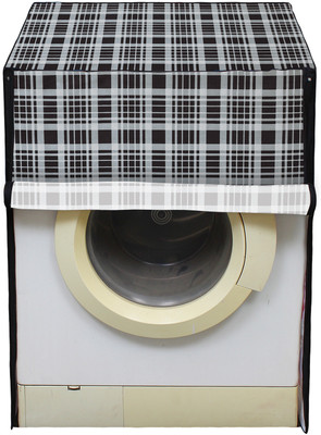 LITHARA Front Loading Washing Machine  Cover(Width: 60.96 cm, Black, Grey)