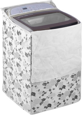 AMPEREUS Top Loading Washing Machine  Cover(Width: 56 cm, White & Grey)