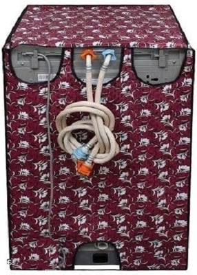 Shri shyam ji Front Loading Washing Machine  Cover(Width: 54 cm, Maroon)