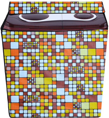 AAVYA UNIQUE FASHION Semi-Automatic Washing Machine  Cover(Width: 82 cm, Multicolor)
