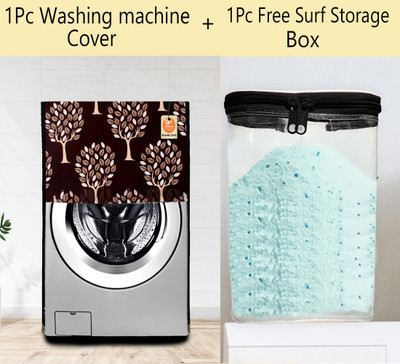 Kanushi Industries Front Loading Washing Machine  Cover(Width: 58 cm, Brown)