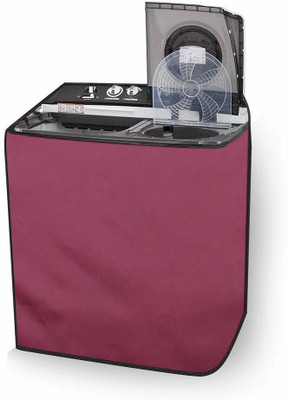 Wings Star Semi-Automatic Washing Machine  Cover(Width: 84 cm, Maroon)