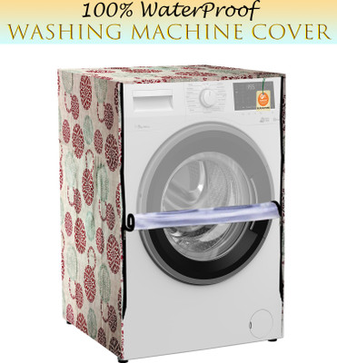 Kanushi Industries Front Loading Washing Machine  Cover(Width: 58 cm, beige, Green, Trasparent)