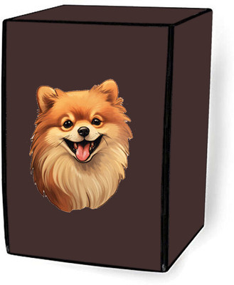 Delideal Front Loading Washing Machine  Cover(Width: 63 cm, Brown)