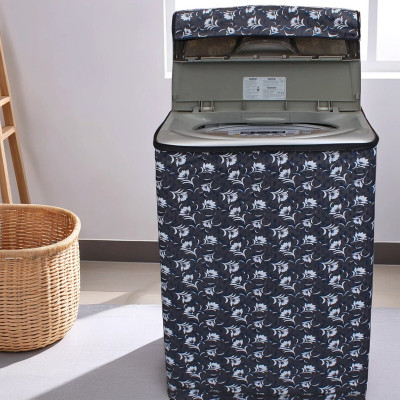 REVEXO Top Loading Washing Machine  Cover(Width: 58.42 cm, White, Grey)