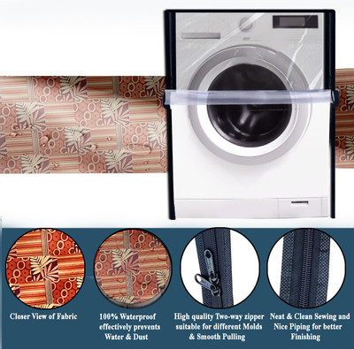 SAVEIT Front Loading Washing Machine  Cover(Width: 62 cm, Multicolor)