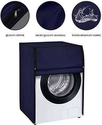CASA FURNISHING Front Loading Washing Machine  Cover(Width: 59.8 cm, WM-IFB-O-BLUE)