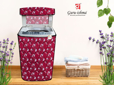 GURU-ISHMA Top Loading Washing Machine  Cover(Width: 58.42 cm, pink)