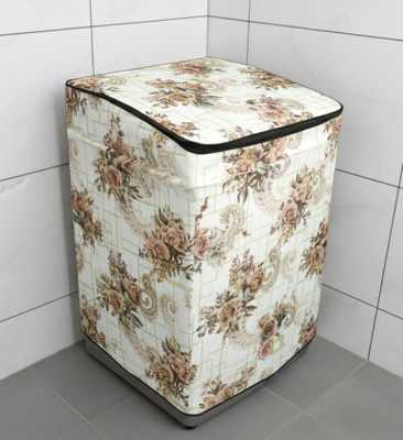 Keoti Top Loading Washing Machine  Cover(Width: 61 cm, Brown, White)