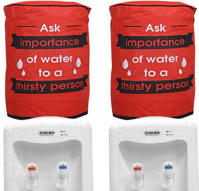 KUBER INDUSTRIES Water Dispenser  Cover(Width: 26 cm, Red)